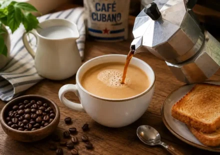 cuban cafe con leche