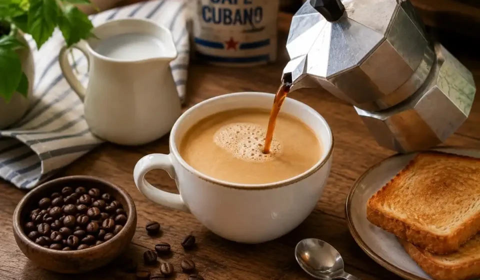 cuban cafe con leche