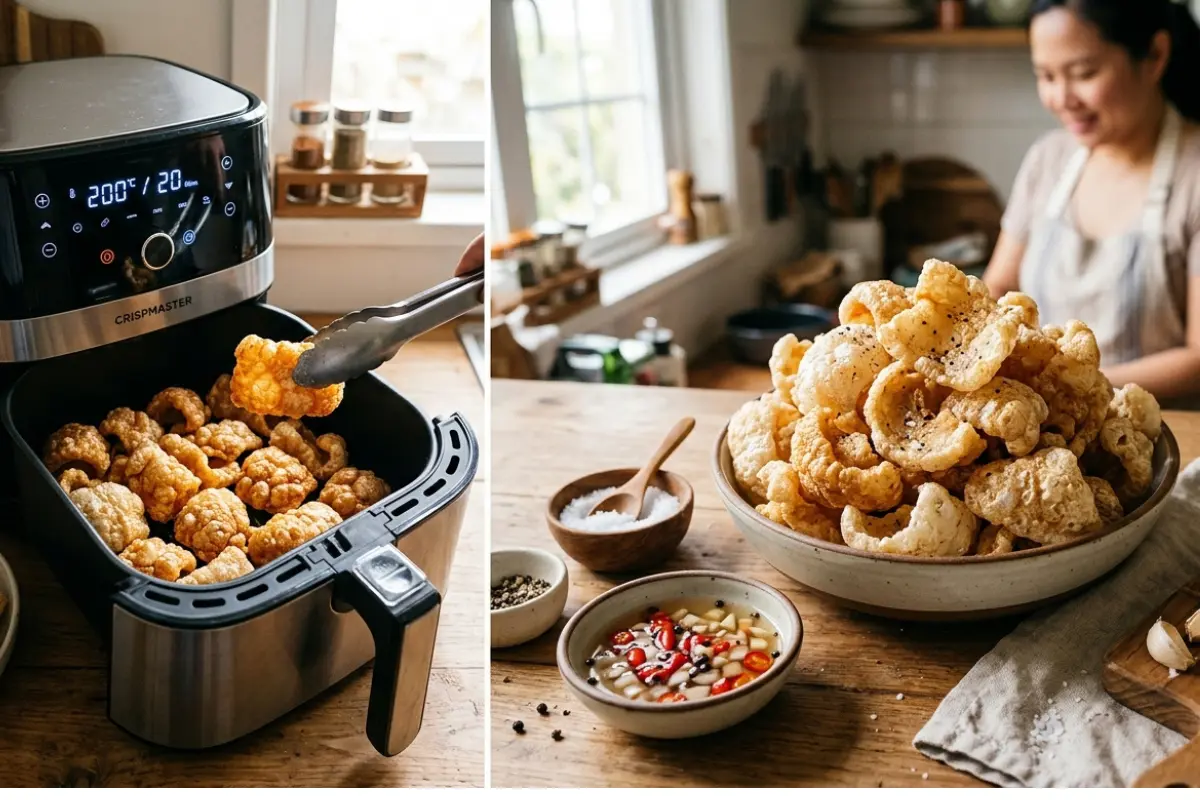 Air Fryer Method for Homemade Chicharon