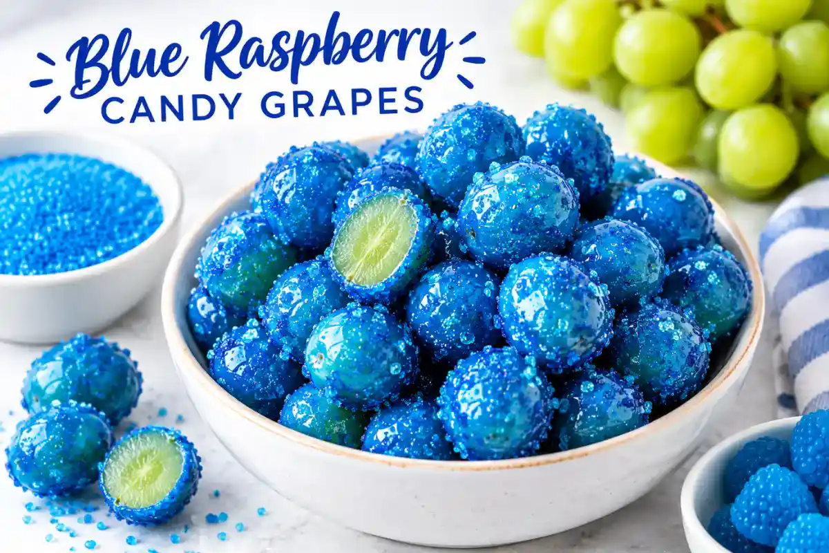 Blue Raspberry Candy Grapes